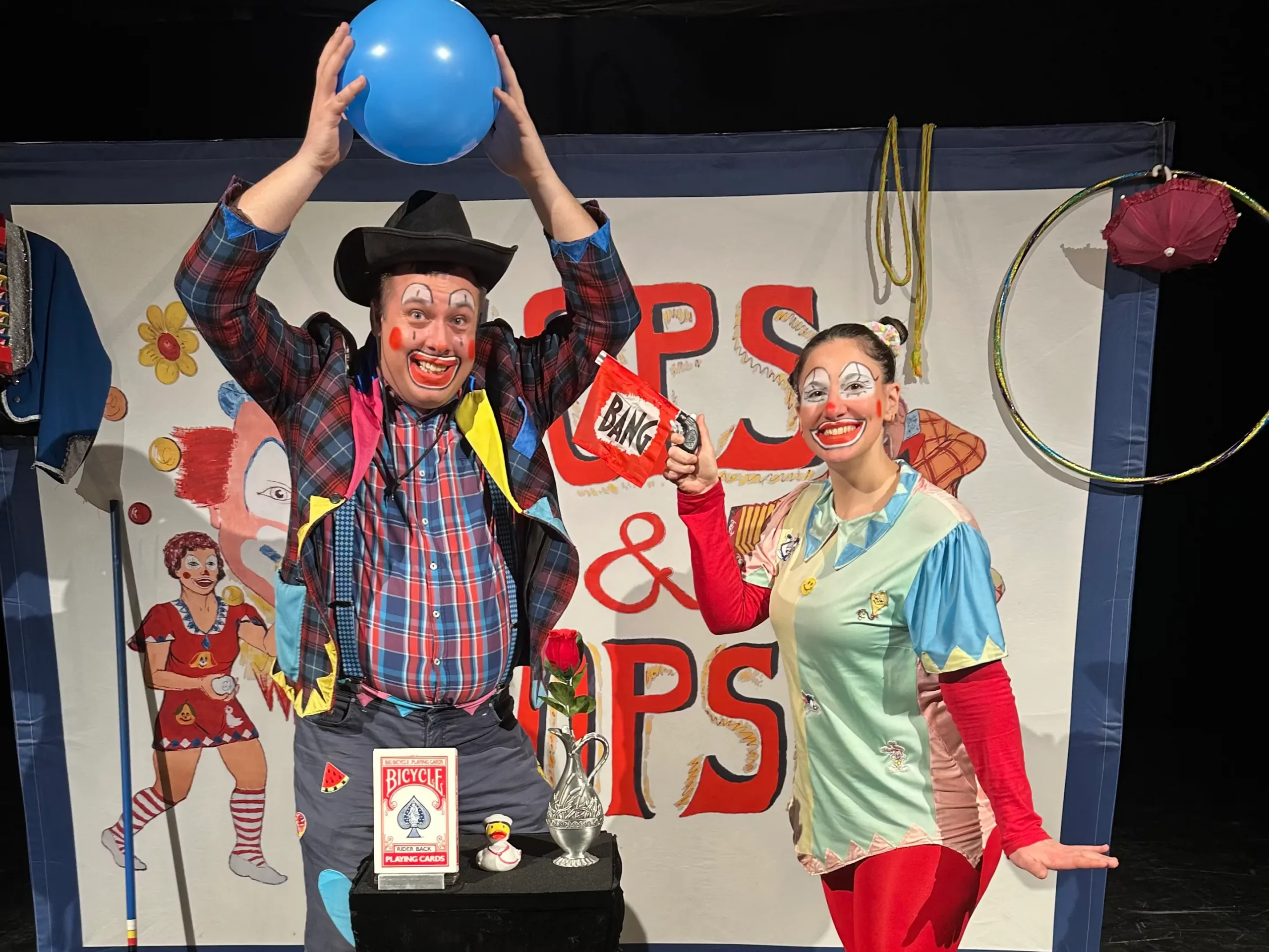 WildWest-Clownshow-Hops-und-Hopsi